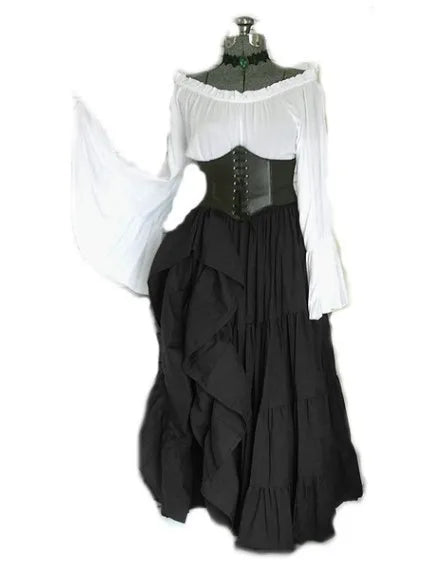 Masquerade Victorian Gothic Queen Evening Dress Medieval Renaissance Elf Princess Lolita Party Women Dance Retro Cosplay Costume