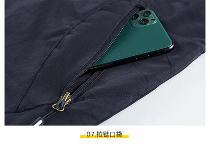 Men Autumn Fleece Outdoor Vest 4XL Utility Tactical Multi-pocket Techwear Outdoor Hiking Fishing Photography Safari Cargo Vest