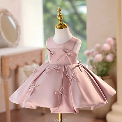 Robe de soirée filles anniversaire nouvelle élégante Occasion formelle robe de princesse enfants Pageant hôte Piano Recital tenue robes fleur fille