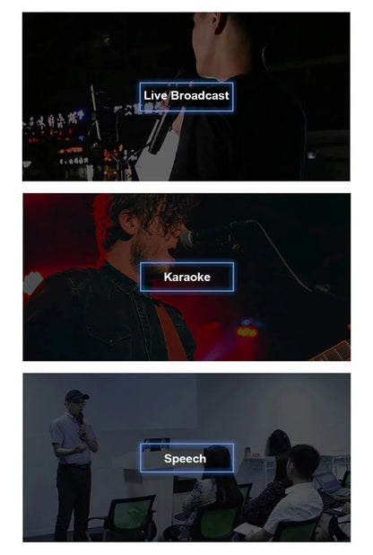 UHF Wireless Handheld Dynamic Karaoke Microphone Bluetooth Receiver Performing Professional Home Reverb High and Low Bass