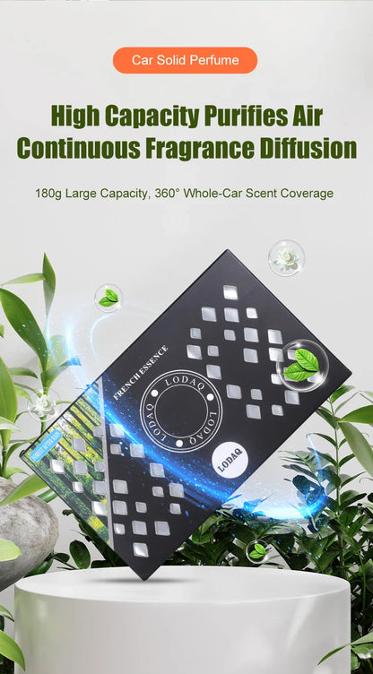 1pc Car Mounted Aromatherapy, Solid Car Perfume for Vehicle Use, Boxed Fresh Fragrance Balm to Eliminate Odors, Aromatic Ornamen