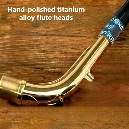 Flûte Kazoo professionnelle réglable en métal Saxophone adultes débutant jouant Instrument à vent Musical Portable Mini corne forte