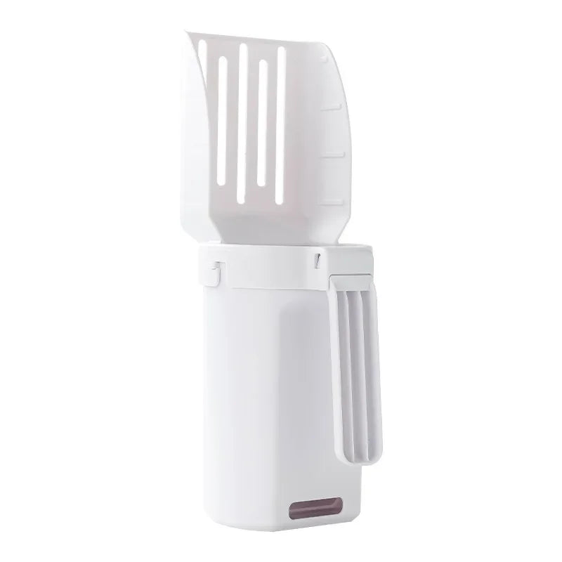 Pelle à litière pour chat, cuillère à litière Portable pour chat avec poubelle intégrée, grande pelle à litière, système d'élimination des merdes de chat