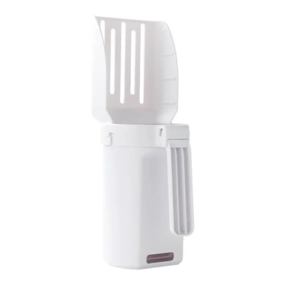 Pelle à litière pour chat, cuillère à litière Portable pour chat avec poubelle intégrée, grande pelle à litière, système d'élimination des merdes de chat