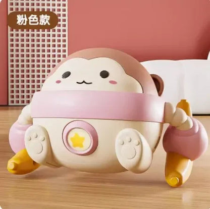 Jouets pour bébés, singes roulants électriques à commande vocale, chant et dansant, bébés âgés de 0 à 11 ans, pratiquant l'élevage des têtes