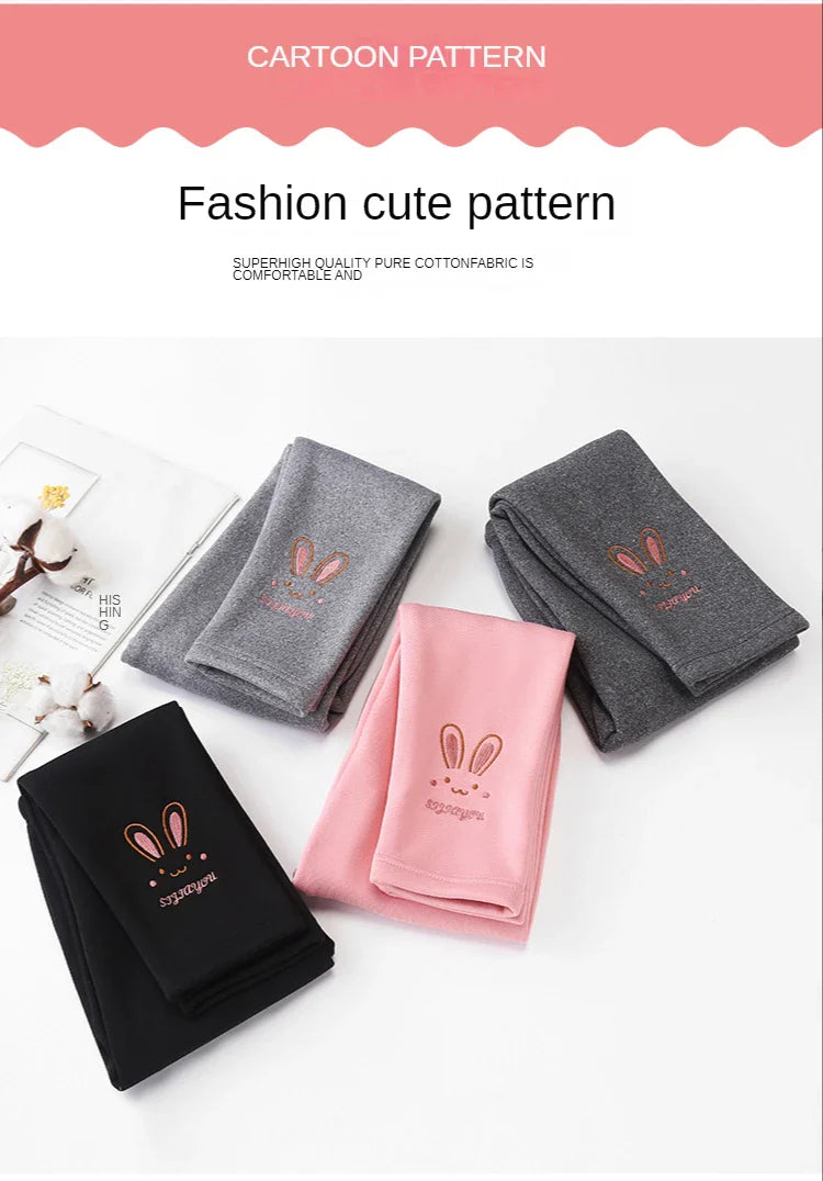 Automne hiver enfants fille Legging épaissir chaud enfants fille chaud en peluche Legging pantalon taille élastique Leggings enfants pantalons