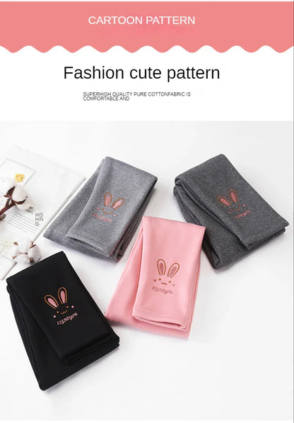 Automne hiver enfants fille Legging épaissir chaud enfants fille chaud en peluche Legging pantalon taille élastique Leggings enfants pantalons