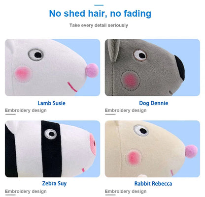 28Cm Peppa Pig Plush Toy Peppa Forever Friends Bigger Edmund Elephant Pedro Pony Suzy Sheep Zoe Zebra Room Kids Birthday Gift