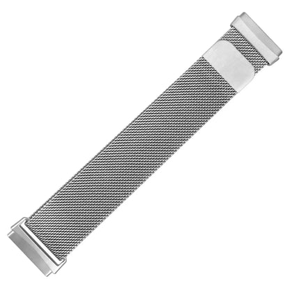 Bracelet à mailles milanaises en métal pour montre connectée Fitbit Versa 4/Versa 3 Bracelet officiel pour Fitbit Sense 2-1 Correa magnétique