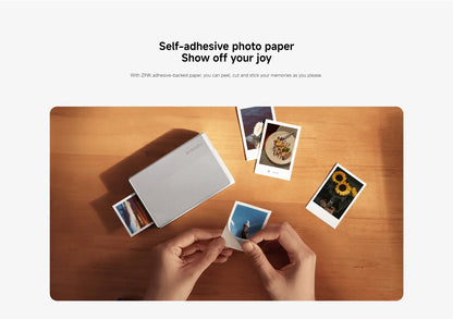 Xiaomi Portable Photo Printer 1S Bluetooth Thermal Print ZINK Inkless Technology Xiaomi App Wireless Portable Photo Printing