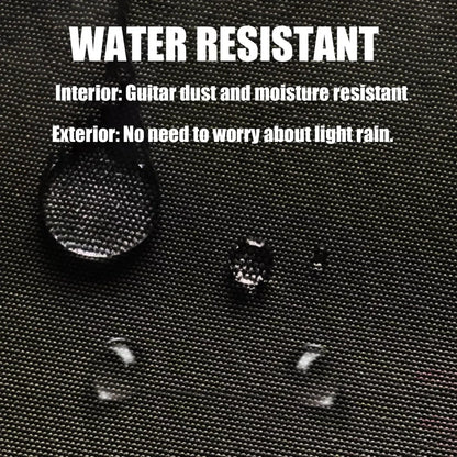Miwayer – Housse de transport pour guitare électrique, étui noir/tissu Oxford imperméable/double bandoulière, sac de guitare/pour accessoires de guitare