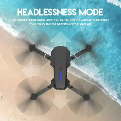 Drone professionnel E88 4K avec caméra grand angle HD 1080P, WiFi, FPV, recommandé de tenir un importateur RC pliable, hélicoptère quadrirotor, jouets pour enfants