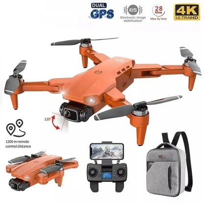 Drone L900 Pro 4K professionnel 5G GPS HD double caméra photographie sans balais pliable quadrirotor RC distance 1.2KM drones jouets