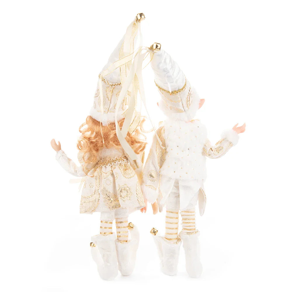 1 Pair Christmas Tree Decorations Cute Angel Doll Girl Pendant Navidad 2024 New Year Christmas Tree Ornaments Xmas Gift For Kids