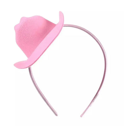 Coiffure Cowboy chapeau bandeau cheveux accessoires chapeaux Cowgirl chapeau cheveux cerceau outils de coiffure fête couvre-chef Festival bandeau