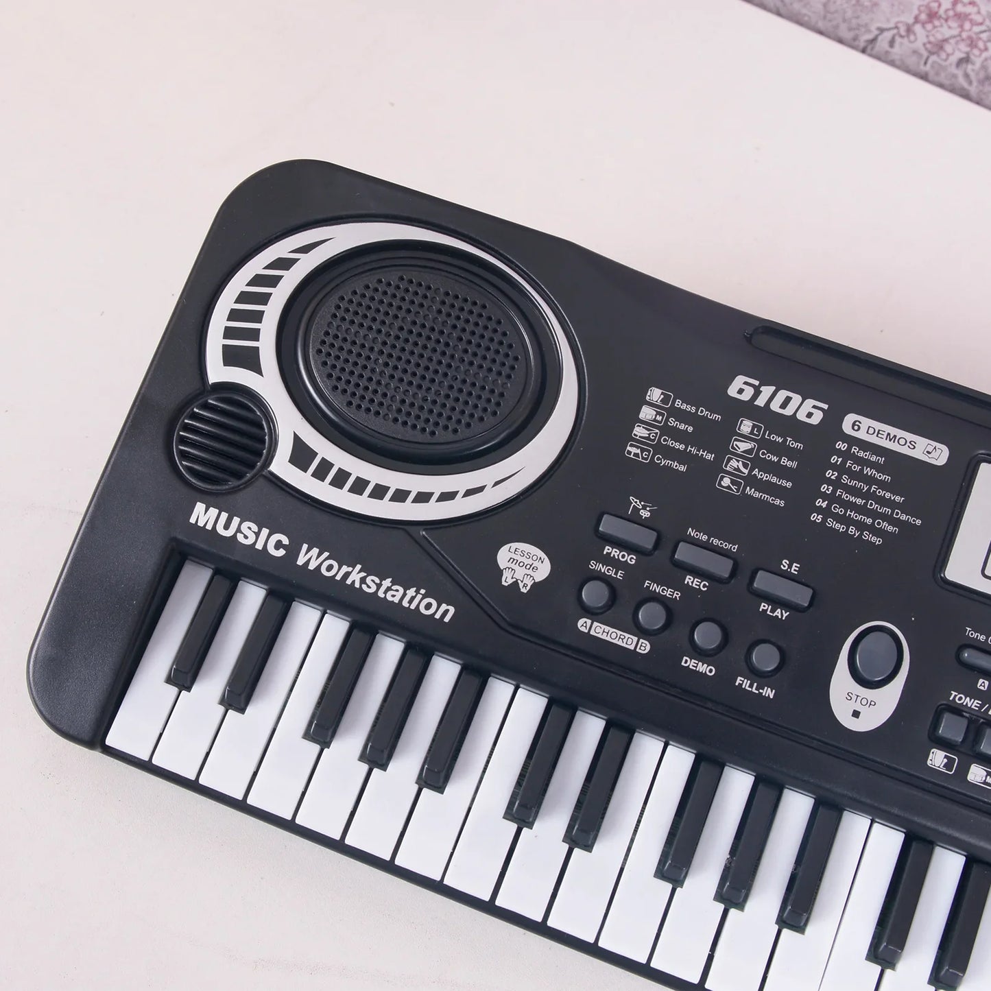 61 touches noir musique numérique clavier électronique Piano électrique enfants Instrument de musique