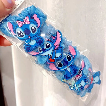 Cartoon Stitch Intestine Circle Girl Student Ponytail Tie Elastic Cute Female Hair Accessories baby hair accessories