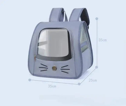 Sac à dos de transport pour animaux de compagnie, grand sac à dos pour chat, Transparent, respirant, Portable, pour chats et chiens, sac à bandoulière de transport