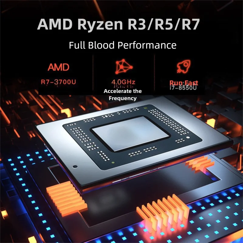 AMD Ryzen R5 R7 Laptop 15.6 Inch IPS Screen Gaming Laptops Portable notbook computer pc Windows11 Fingerprint cheap price deal