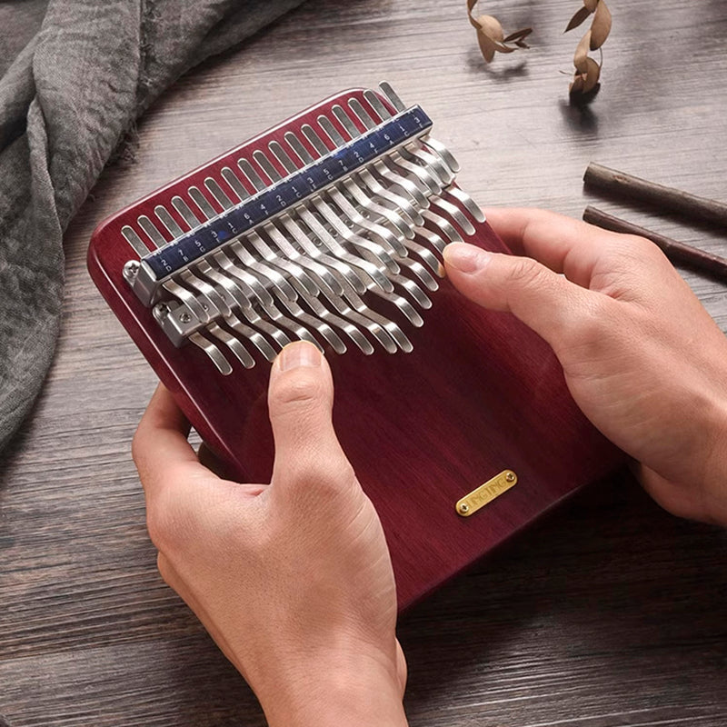 LINGTING-Kalimba à double pouce avec accessoires, clavier musical professionnel, 34 prédire, notes en C