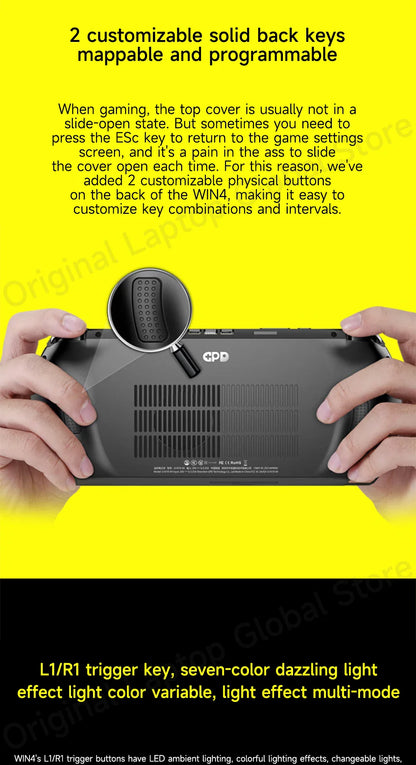 GPD WIN 4 2025 AMD Ryzen™ AI 9 HX 370/ AMD Ryzen 7 8840U Processor 32GB RAM 1TB/2TB Hard Drive 6-inch Pocket Mini PC Laptop