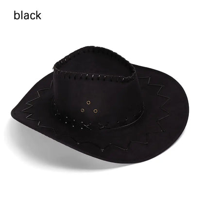New Men Lady Fashion Cowboy Hat Unisex Cap Polyester West Fancy Dress