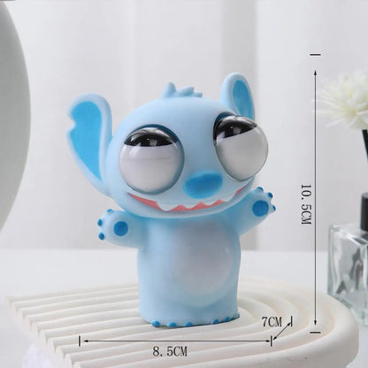 New Stitch Squishy Stress Relief Toy Pop Out Eye Funny Fidget Sensory Toy for Adults Kids Anxiety Relief Desk Decor Funny Gift