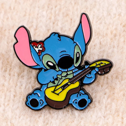 Stitch Enamel Pin Lapel Pins Badges on Backpack Brooches for Clothes Women's Brooch Cool Jewelry Accessories Gifts
