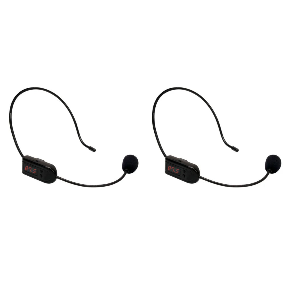Microphone sans fil FM portable, casque, Radio, mégaphone, pour haut-parleur, enseignement des réunions, Guide touristique, conférences