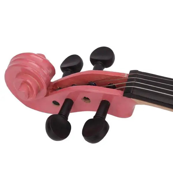 Nouveau Violon acoustique 1/4 avec étui, colophane rose