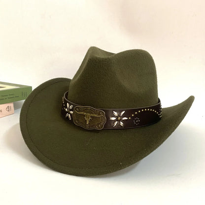 Chapeau de Cowboy occidental Vintage, chapeaux de Cowboy occidentaux classiques, chapeaux de Cowgirl de Cowboy de Style occidental pour voyage pêche randonnée été