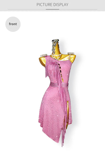 Robes de soirée pour femmes, vêtements de danse latine, Costume de danse Sexy, jupe de bal, Costume de sport sur scène pour filles, nouvelle collection 2026