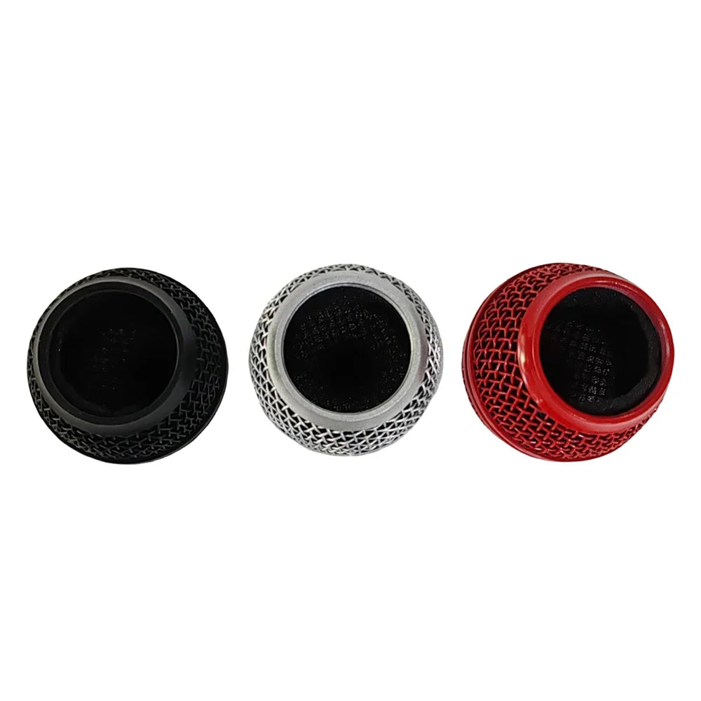 New Glitter Microphone Cover Mesh Head, Glitter Microphone Decorative Sleeve for SM58 Beta58A Wireless Microphone