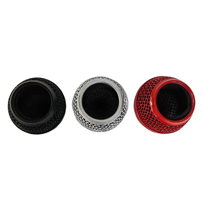 New Glitter Microphone Cover Mesh Head, Glitter Microphone Decorative Sleeve for SM58 Beta58A Wireless Microphone