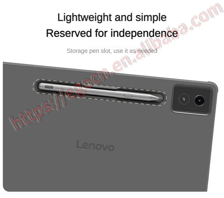 Original Lenovo Xiaoxin Pad Pro 2025 Protective Case (second Generation) 12.7-inch Clip Open Cover Wake Up Shell Pen Slot