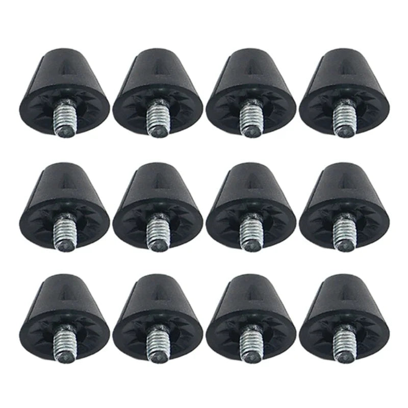 Crampons rechange universels en Nylon pour chaussures Football, 12 pièces, crampons bottes Football pour chaussures
