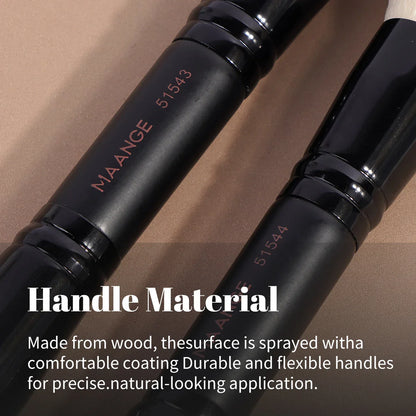 MAANGE ensemble de pinceaux de maquillage Double tête fond de teint brosse correcteur brosse fard à paupières brosse poudre brosse mélange maquillage beauté brosse
