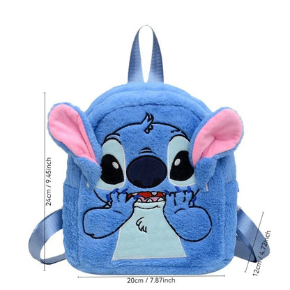 New Stitch backpack in Japan blue needle funny cartoon large capacity student backpack kindergarten bag gift for children