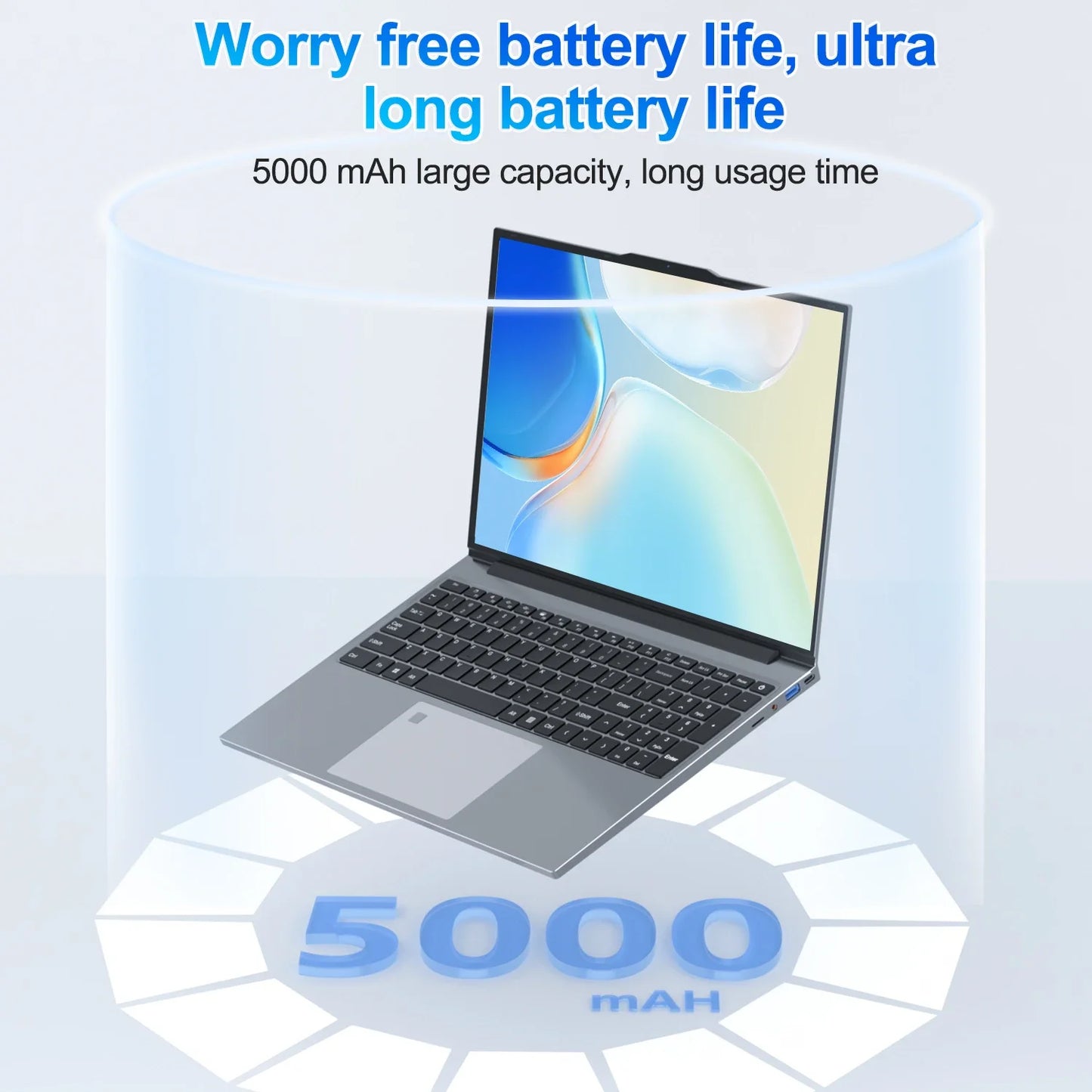 15.6"Ultra Slim Laptop Intel Core i7-6500U Notebook 32GB RAM 2048GB SSD Gamer Windows 11 1920*1080 Display Office Study Computer