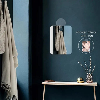 Miroir acrylique Flexible autocollants Anti-buée miroir de douche auto-adhésif ovale Rectangle carré maquillage miroir autocollant décor à la maison