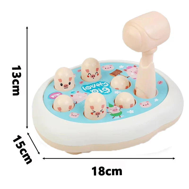 Dessin animé whac-a-taupe Montessori bébé jouet enfant en bas âge cadeau d'anniversaire éducatif thème Animal jeu de frappe Parent enfant jeu de société garçon