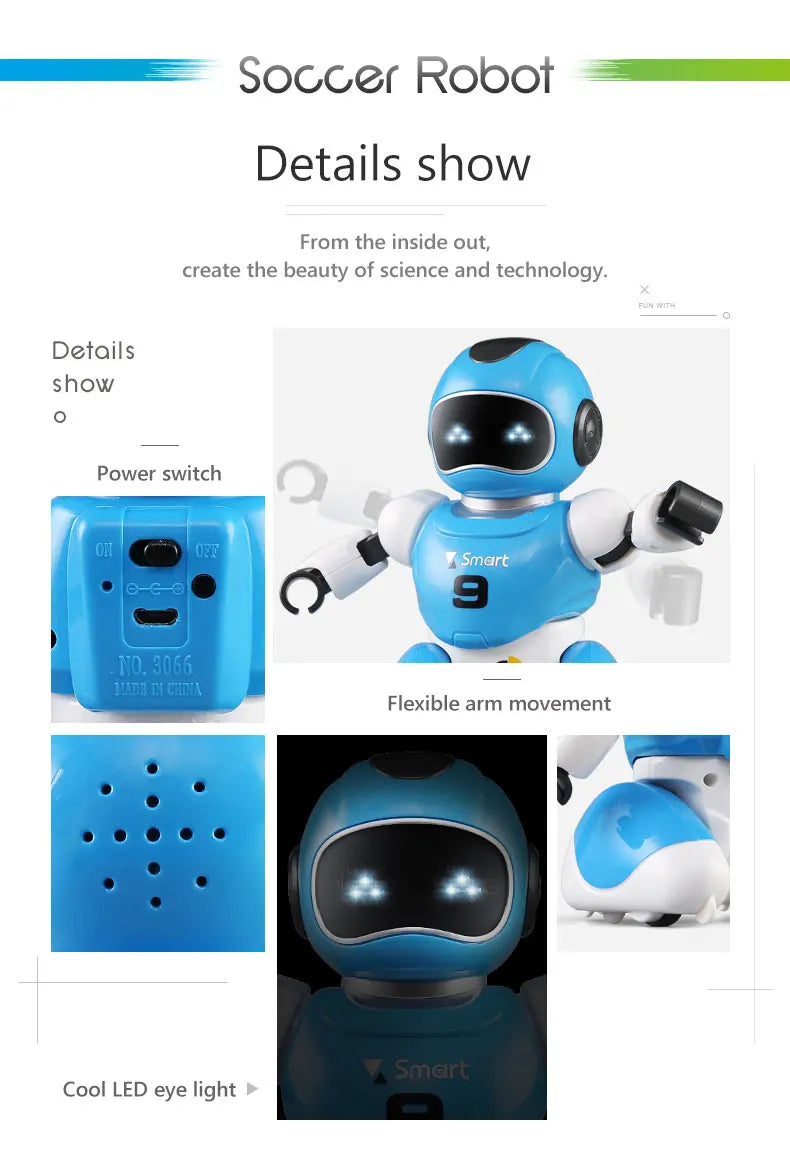 Robot de combat de Football, télécommande intelligente, chant, danse, programmation, jeu de Sport électrique, cadeau de noël pour enfant