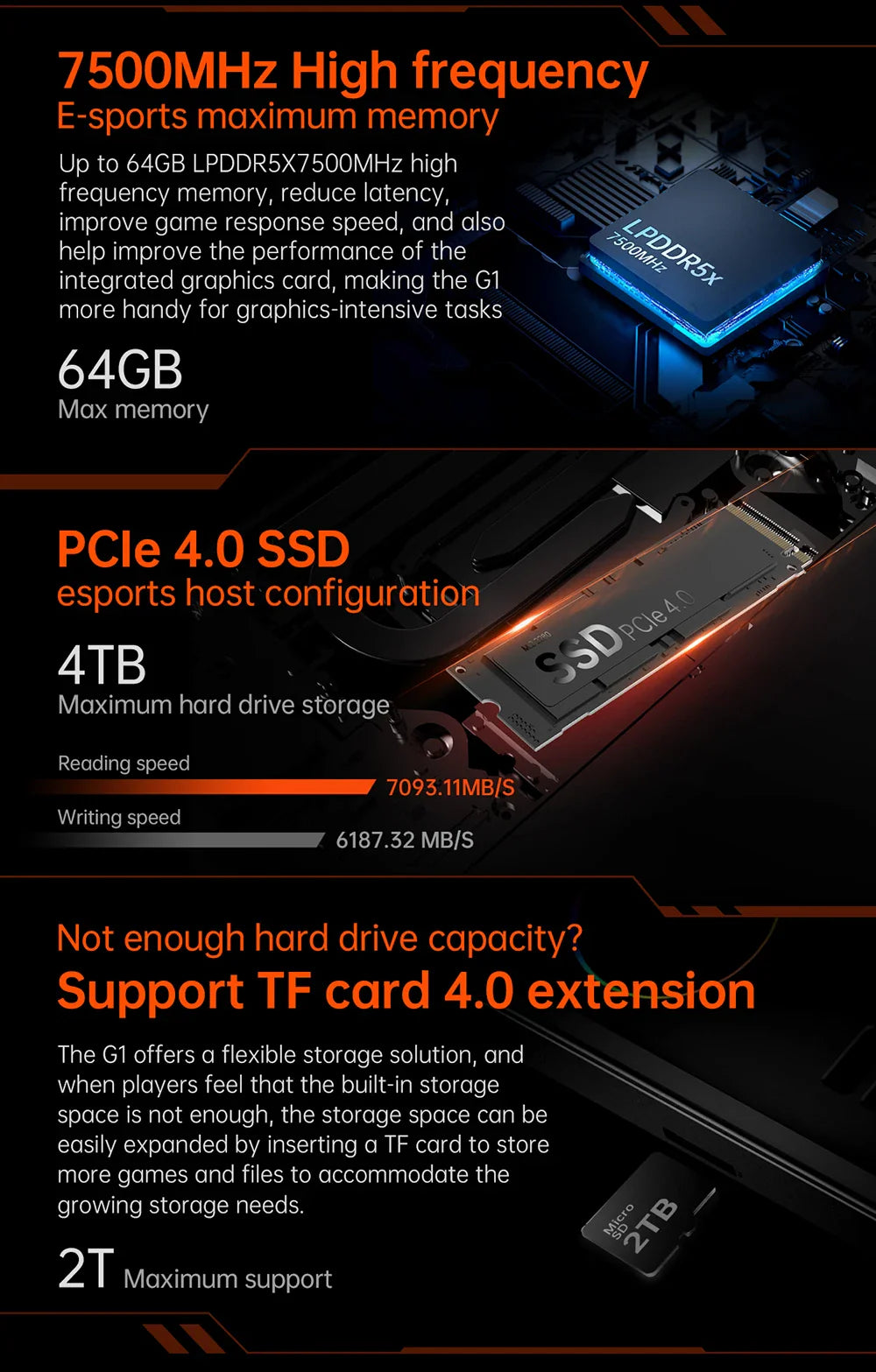 OneXPlayer G1 Gaming Laptop AMD Ryzen AI 9 HX 370 & Intel Core Ultra 7 255H Portable 8.8 Inch 144Hz Dual-Mode Keyboard Computer