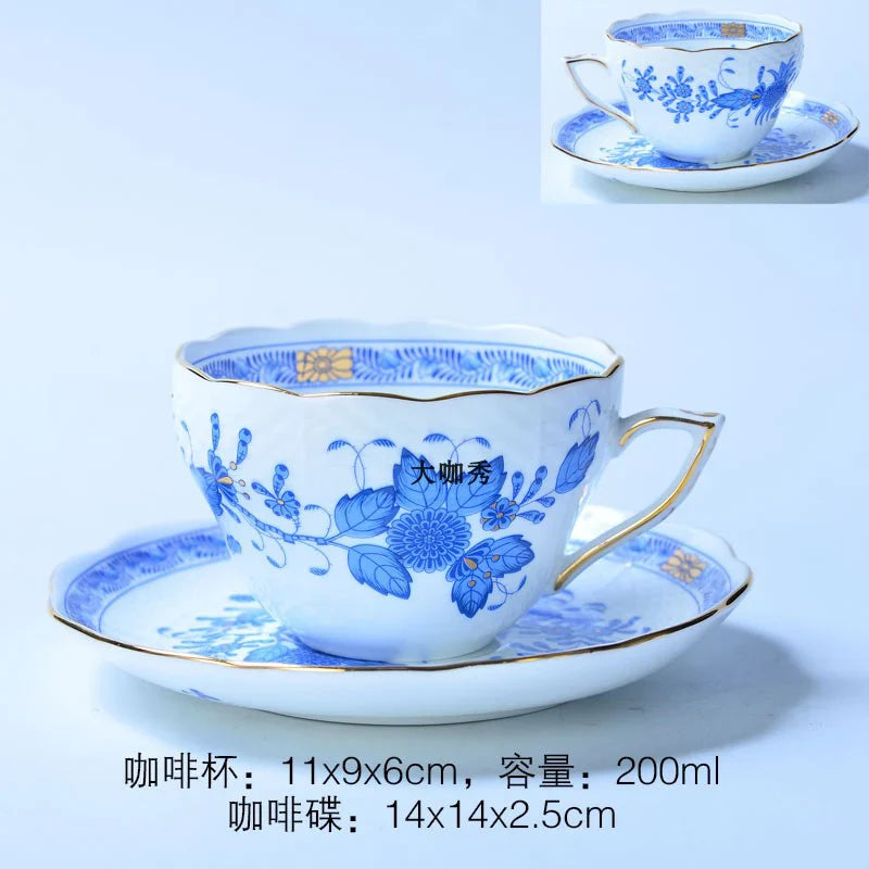 Tasse classique et panier de fleurs S/05 er, tasse à café, tasse à thé de l'après-midi, dessert, maison, tasse à boire, cadeau de la journée de Léon