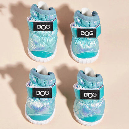 Chaussures pour grands chiens avec lettres, bottes pour chiens de taille moyenne, protège-pattes pour l'hiver, jour de neige, degré d'eau par temps de pluie, Ou