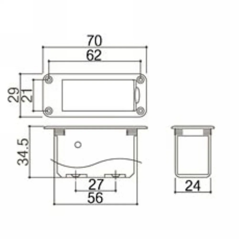 Boîtier de batterie d'origine GOTOH authentique BB-04 9V pour JEBass électrique et Active 514 up fabriqué au Japon