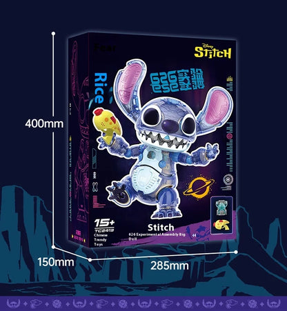 Toptoy Stitch 626 Experimental Body Building Block Puzzle Stitch Assembling Toy Building Block Ornaments Graduation Gift