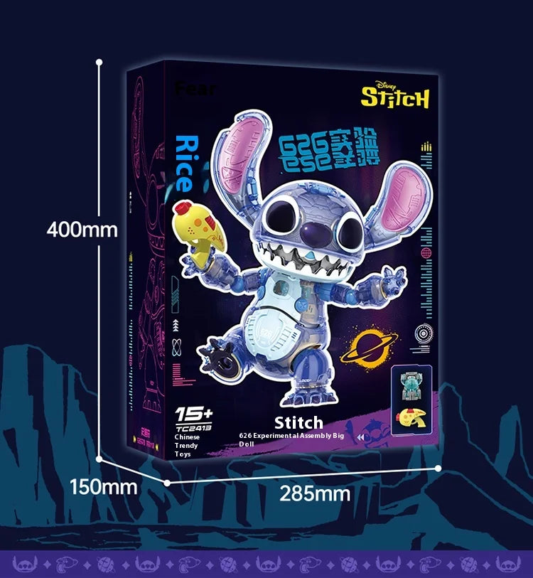 Toptoy Stitch 626 Experimental Body Building Block Puzzle Stitch Assembling Toy Building Block Ornaments Graduation Gift