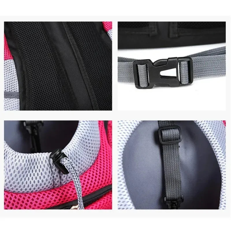 Pet Backpack for Small and Medium Dogs, Pet Carrier Backpack, Breathable Travel, Dog Carrier, Pet Transport Supplies