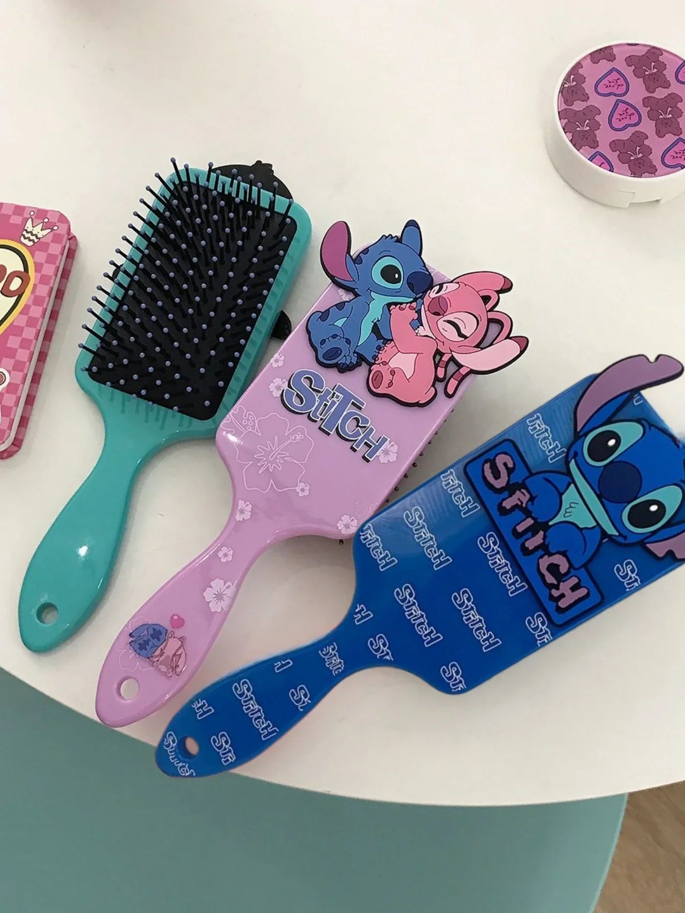 1/3pcs Lilo & Stitch Air Cushion Massage Combs Stitch  Comb Hair Brush Hairdressing Tool Birthdy Gift
